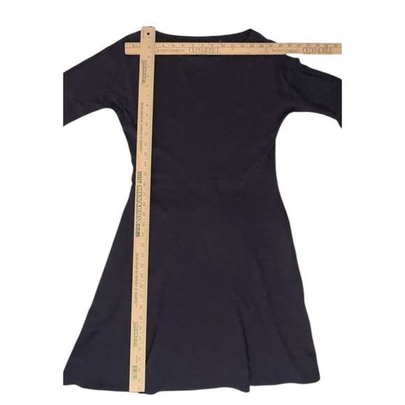 Toad & Co Women's Sz S Navy Blue Sleeve Dress Pockets 3/4 Sleeve - Picture 8 of 9